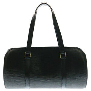 Louis Vuitton Soufflot Noir Black Epi Crocodile Leather Handbag